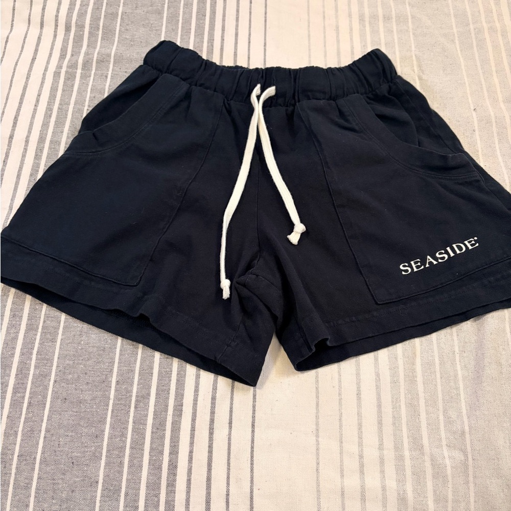 Spirit Navy Seaside Drawstring Athletic Shorts